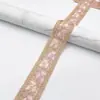 Nuevos Hilos de Bordado Étnico Encaje Hilos Dorados Cinta de Lentejuelas Ropa Accesorios Hanfu 4CM de Ancho