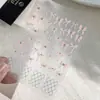 YITU Figura de Formiga Adesivo Dupla Camada para Unhas Laço Padrão Simples Doce Puro Vermelho da Internet Adesivo Decorativo YT5588