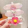 Pegatina para Cabello Corto de Niño Velcro de Dibujos Animados Cortos Diadema de Tela para Bebé Pegatina para Flequillo Flor Lazo Artefacto para Cabello Corto