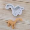 Variedade de molde de silicone de dinossauro, forma de silicone para bolo flip sugar, molde de silicone de dinossauro DIY para chocolate