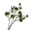 Plantas Verdes Artificiales para Paisajismo, Ramas de Pino, Tuya, Hojas de Pino, Pinos y Cipreses, Decoración de Árbol de Banyan, Materiales Decorativos para Arreglos Florales de Paisaje en el Hogar