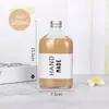 2 Duas pequenas garrafas de vinho garrafa de vinho de frutas garrafa de bebida de café criativo suco de frutas licor garrafa de vidro transparente take-out garrafa de bebida