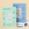 Libro de Sellos Turísticos de Hangzhou, Cuaderno Souvenir de Colección del Pintoresco Lugar del Lago Oeste de Aspecto Elegante, Libro de Sellos de Ciudad A6