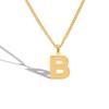 Colar de aço titânio nicho feminino ins vento 26 letras inglesas favo de mel colar de personalidade irregular feminino atacado