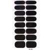 Stickers de Uñas Cubierta Completa Transfronterizos Impermeables Película de Aceite Color Sólido Brillo 16 Stickers Pequeños Stickers Simples Europeos y Americanos Fabricante Venta al Mayoreo