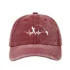 Novo Boné de Baseball Vintage Lavado com Estampa de Pesca Feminino ins Tendência Personalidade Aba Macia Estilo Coreano Para Casal Proteção Solar Chapéu Bico de Pato