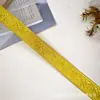 Cinta bordada étnica dorada y plateada, encaje para ropa étnica Miao e Yi, accesorios de adorno para Hanfu antiguo y trajes de ópera