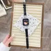 Acessórios Criativos de Pônei para o Ano Novo do Cavalo, Pulseira com Padrão de Bambu Vermelho de Ano Novo, Compatível com Pulseiras Apple Se, Huawei, Xiaomi