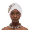 Amazon Aliexpress Nuevo Estilo Sombrero Floral de Color Sólido Sandía, Gorro Envolvente para la Cabeza, Sombrero Africano