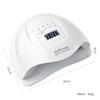 Lámpara de uñas SUNX5plus transfronteriza de 120 W, lámpara de fototerapia de uñas de alta potencia, lámpara de secado rápido UV para hornear esmalte de uñas, venta al por mayor
