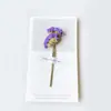 Cartão de Cumprimentos com Flores Secas Fresco e Criativo Cartão de Aniversário Cartão de Dia das Mães Cartão de Dia da Mulher Cartão de Cumprimentos Geral Cartão de Bênçãos