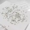 Mini Joyería para Uñas con Circonita de Forma Especial Blanca Diamante Marquise de Fondo Plano Invertido Joyería para Uñas con Diamante Blanco Forma Especial Mixta Venta al por Mayor