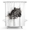 Nueva Cortina de Ducha Especial Original Serie Leopardo Moderna Simple Poliéster Estampada Impermeable y a Prueba de Moho Yl1289