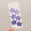 Pinzas de Pelo de Estrellas de Lunares de Colores para Niños, Pinzas BB para Flequillo y Cabello Suelto, Pasadores para Niñas y Bebés, Suaves con el Cabello, Pequeños Accesorios para el Cabello