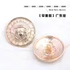 Botón metálico estilo británico retro al por mayor para abrigo de mujer, hebilla de abrigo de molino de viento, hebilla de traje de hombre, insignia de escudo, hebilla de moda