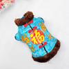 Novo Traje Tang da Fortuna Quente Criativo para Cães Roupas para Animais de Estimação Popular Estilo Chinês Traje Tang Roupa para Cães de Estimação Atacado