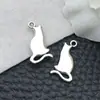 Pingente de Gato Lua Oca de Liga Retro Pingente DIY Feito à Mão Brincos Pulseiras Acessórios de Joias de Liga Pacote de Material