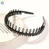 Diadema de Pelo de Onda de PC de Venta Caliente con Dientes, Diadema Antideslizante para Lavarse la Cara, Sensación de Alta Gama, Pinza de Pelo de Yiwu Accesorios para el Cabello al por Mayor