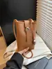 Bolsos de Mujer de Moda para Comercio Exterior 2025 Nueva Moda Versátil Exquisito Bolso Balde Hombro Cruzado para Teléfono