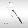 Espátula Pinza Giratoria para Freír Pescado de Acero Inoxidable 304 Girar Pescado Freír Pescado Artefacto Pinza Multifuncional para Bistec Pinza para Tortitas Espátula para Freír de Cocina