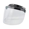Visor de casco de motocicleta a prueba de viento, levadizo para arena, tres botones, equipo de seguridad para motocicleta, visera solar para motocicleta #2007