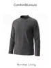Camiseta básica de rayas con cuello medio para niños, primavera y otoño, camiseta de manga larga elástica para niños y niñas, capa interior suave para niños mayores