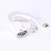 Cable Adaptador de HDTV a VGA Convertidor de Video de Alta Definición de HDTV a VGA Soporta 1080P En Stock