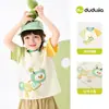 Dududu Home Roupa Infantil Camiseta de Manga Curta para Crianças Verão Tops para Meninos Roupas de Verão Calças para Meninas Calças Físicas para Bebê Repelente de Mosquitos