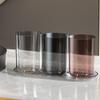 Vaso simple para gárgaras, vaso para cepillos de dientes para parejas, vaso para enjuague bucal para niños, caja de almacenamiento transparente para cepillos de dientes, vaso para cepillos de dientes de lujo ligero