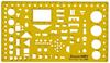 Modelo de eletricista macaco dourado modelo mecânico/modelo de porca modelo de desenho modelo de construção arte aprendizagem modelo