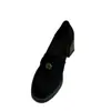 Mocasines Camellia para Mujer en Stock, Zapatos de Tacón Alto Grueso, Nuevo Estilo Primavera 2026 para Mujer, Zapatos Pequeños de Cuero Estilo Británico