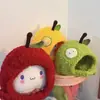 (Sombrero de Manzana Terminado) Gorro de Punto Rojo Lindo de Manzana para Bebé Otoño e Invierno Protección para Orejas Gorro Cálido para Niños