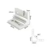 Ángulo Extruido Asiento de Ángulo de Aluminio Engrosado Código de Ángulo de Aluminio Pieza de Ángulo de Aluminio de 90 Grados Conector de Perfil de Aluminio 4080 Ángulo de Aluminio Reforzado 4040 Otros