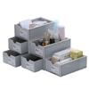 Caja de almacenamiento de escritorio grande tipo cajón combinado de estilo japonés al por mayor para papelería de oficina y artículos diversos, estante de almacenamiento de tablero de control remoto