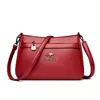 2026 Nuevo Modelo Bolso Cruzado de Cuero Suave de Gran Capacidad, Elegante y Versátil, para Madres de Mediana Edad y Suegras