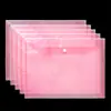 Bolsa para Archivos A4 Bolsa de Almacenamiento Bolsa para Documentos de Archivo Bolsa Blanca Gruesa con Botón Bolsa para Exámenes Bolsa Transparente de Color para Archivos