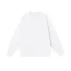 Moletom Redondo de Lã de Marca Tendência Transfronteiriça com Logo Impresso Personalizado, Camiseta Básica de Cor Lisa Solta Masculina e Moletom de Veludo