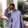 Camisa de Manga Larga a Rayas para Hombre, Estilo Hong Kong Primavera y Otoño, Diseño Japonés, Camisa de Nicho, Top Fresco de Moda para Otoño