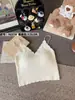 Verano Fino Encaje Encaje Tirante Envoltura Pecho Cinturón Almohadilla para el Pecho Espalda Bonita Chaleco Base Ropa Interior para Mujeres