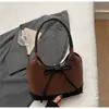 Bolso coreano de gran capacidad con estampado de leopardo para mujer 2025 Nuevo Otoño e Invierno Bolso de axila y hombro Ropa de trabajo para estudiante universitario Bolso tote moderno