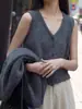 Estilo Coreano Outono e Inverno Novo 2025 Gola V 100% Lã Cardigan Feminino Solto Colete Suéter Jaqueta Top Conjunto de Duas Peças