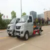 Camión de Basura con Brazo Gancho de Cuatro Ruedas National Vi Changan con Contenedor de Basura de 3 Metros Cúbicos Venta Directa de Fábrica en Stock Camión con Brazo Gancho de Gasolina Duoduo