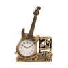 Novo clássico nostálgico retrô colorido guitarra despertador suporte para caneta armazenamento de mesa barril decoração para casa despertador armazenamento ornamentos