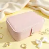 Fábrica de origen ofrece cajas de joyería personalizadas de alta gama con espejos, empaque de caja de regalo de lujo para aretes, pulseras y collares