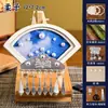 Plata Miao Teñido Anudado Azul Imanes Magnéticos para Refrigerador Kit de Materiales para Teñido Anudado DIY Actividades Manuales para Construcción de Equipo y Padres e Hijos Taller Cultural y Creativo