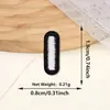 Parches bordados de letras inglesas en blanco y negro, mini, de venta caliente transfronteriza, con adhesivo termofusible para ropa, zapatos y sombreros, parches decorativos para planchar
