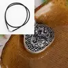 Bolsa de la Suerte Vintage Colgante de Plata para Mujer Plata de Ley 999 Colgante Personalizado de Carpa Collar Largo Dragón y Fénix Auspicioso Bolsa de Dinero Hueca