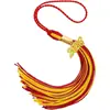 Gorra de Licenciatura con Borla de 40 cm, Birrete de Doctorado, Borla de Graduación, Accesorios para Ceremonia de Graduación, Colgante de Borla para Gorra Multicolor para Adultos y Niños