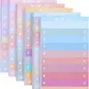 Bloc de Notas Bloc de Notas Arcoíris Multicolor Bloc de Notas para Compras Bloc de Notas Papel Fluorescente Color Nota Adhesiva Venta al por Mayor