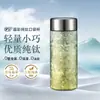 Termo taza de titanio puro, taza de titanio de bolsillo mini portátil de pequeña capacidad, taza para preparar té casera, aislado al vacío 220ml